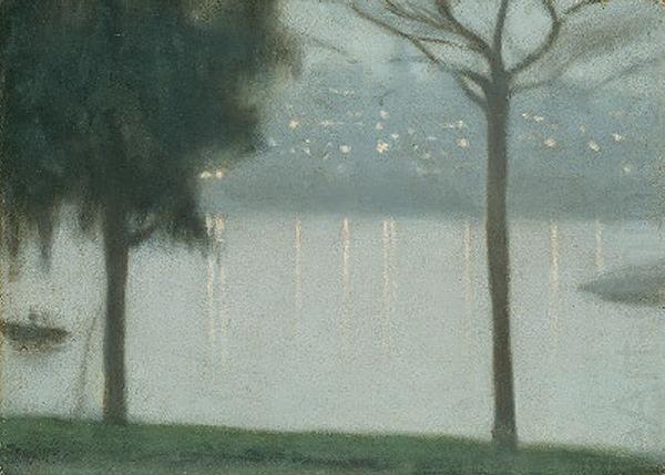 Clarice Beckett Across the Yarra china oil painting image